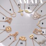 گردنبند استیل طلایی دخترانه (پارت دوم)