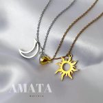 گردنبند ست ماه و خورشید