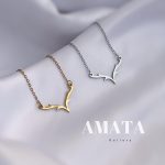 گردنبند استیل طرح شاخ