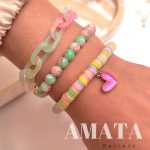 ست دستبند سه تایی پاستیلی