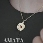 گردنبند و دستبند استیل دکمه دوم