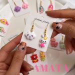 گوشواره فانتزی پاستیلی