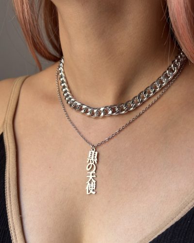 گردنبند دولاین کارتیر گرانج نقره ای - Image 1