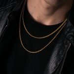 گردنبند استیل طنابی درجه یک