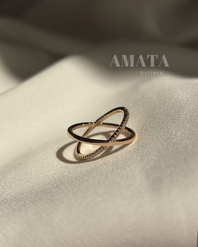 انگشتر جواهری ضربدری ژوپینگ - Image 3