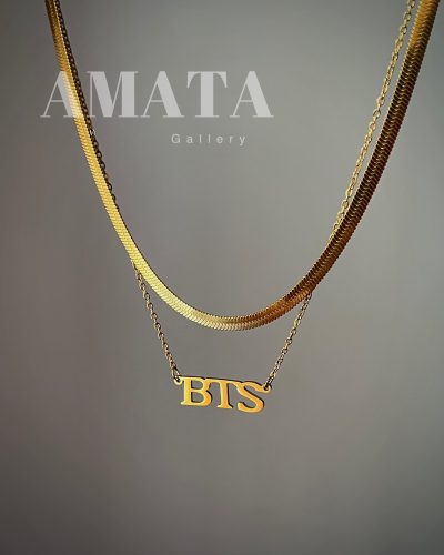 گردنبند استیل BTS - Image 2
