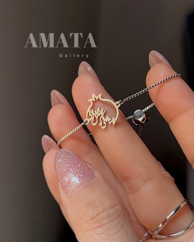 گردنبند و دستبند استیل خوشا جانی (تخفیف یلدایی) - Image 2
