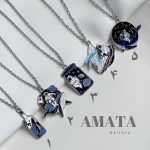 گردنبند فضانورد و نهنگ