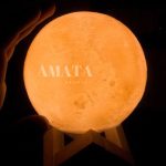 گوی ماه شب تاب سه بعدی