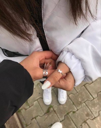 انگشتر کاپلی استیل - Image 3