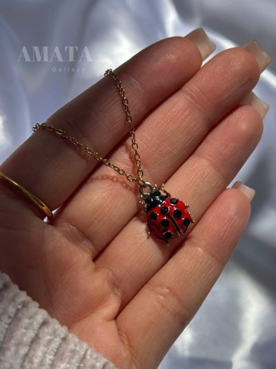 گردنبند فانتزی لیدی باگ - Image 1