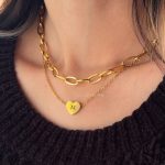 گردنبند دو لاین کارتیر و قلب