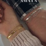 دستبند دو ردیفه ماری با حک دلخواه