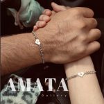 دستبند استیل کارتیر ظریف نقره ای با حک اعداد رمزی