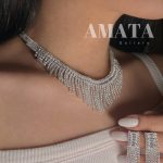 نیمست جواهری فول نگین مدل سینه ریز