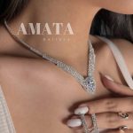 نیمست جواهری فول نگین اشکی کد۰۴