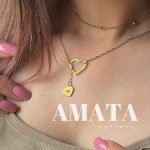 گردنبند دوردیفه مدل اویز قلبی