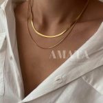 گردنبند و دستبند و پابند ماری پهن