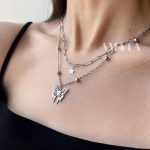 گردنبند پروانه لونا و ستاره دوریفه